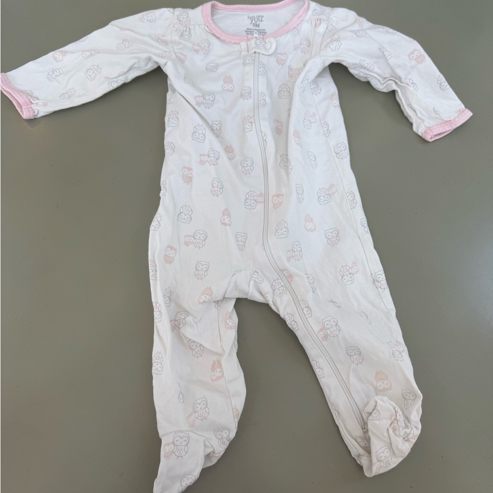 White and Pink Kids One Piece